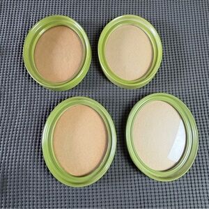 Mid-century, Modern, Oval, Avocado Green Picture Frames, Ser of 4
